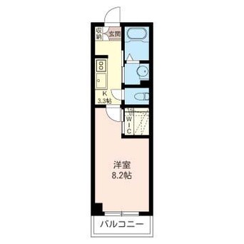 間取図 内房線/姉ケ崎駅 徒歩3分 3階 築7年