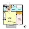 内房線/五井駅 徒歩18分 2階 築7年 1LDKの間取り
