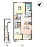 フィオーレステラ 2LDKの間取り