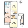 内房線/長浦駅 徒歩29分 2階 築6年 2LDKの間取り