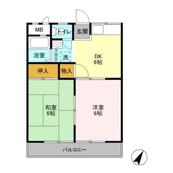 間取図 シティウィングA