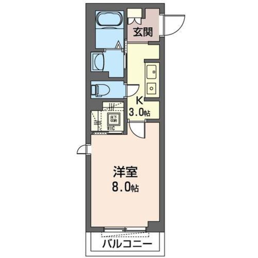 間取図 内房線/姉ケ崎駅 徒歩6分 1階 築4年
