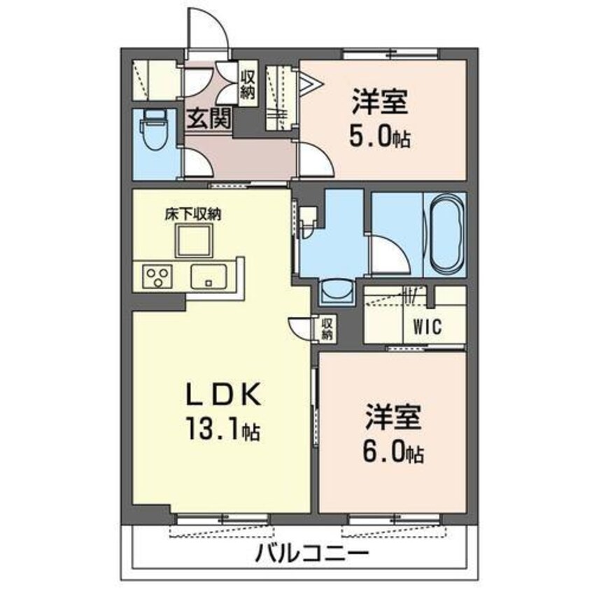 間取図 内房線/五井駅 バス15分青柳下車:停歩3分 1階 築4年