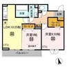 内房線/五井駅 バス:9分:停歩5分 3階 築5年 2LDKの間取り
