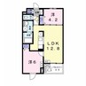 つばさガーデン奈良輪 2LDKの間取り