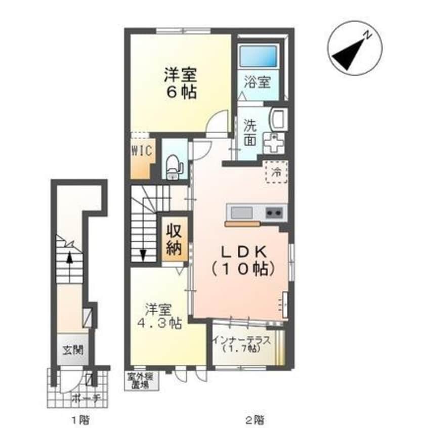 間取図 セレーノアキ