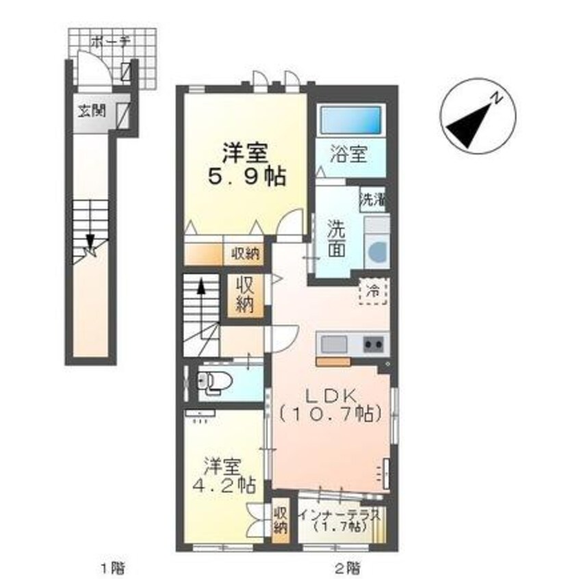 間取図 エテルノステラ