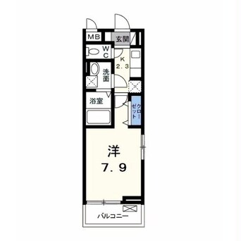 間取図 内房線/五井駅 徒歩11分 1階 築3年