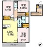 内房線/八幡宿駅 徒歩15分 2階 築4年 3LDKの間取り