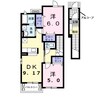 内房線/巌根駅 徒歩12分 2階 築16年 2DKの間取り