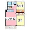 内房線/姉ケ崎駅 徒歩7分 1階 築47年 2LDKの間取り