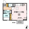 ワイズフォレストⅢ袖ヶ浦 1Rの間取り