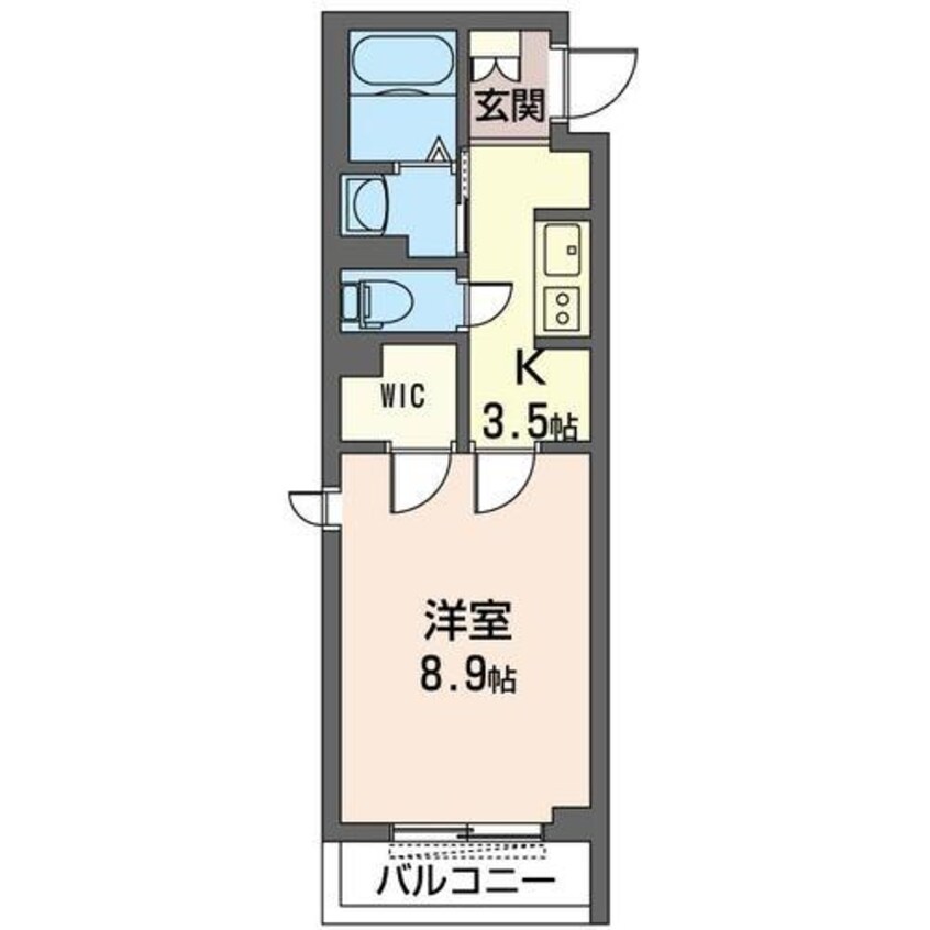 間取図 内房線/姉ケ崎駅 徒歩2分 2階 築2年