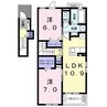 アリス(椎津) 2LDKの間取り
