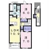 内房線/姉ケ崎駅 徒歩28分 2階 築3年 2LDKの間取り