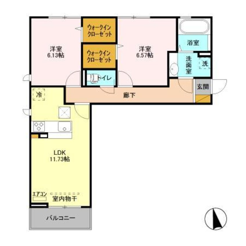 間取図 外房線/誉田駅 車移動　9分3.6km 1階 築4年