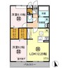 内房線/五井駅 徒歩29分 1階 築3年 2LDKの間取り