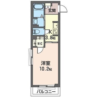 間取図 内房線/五井駅 徒歩8分 1階 築2年