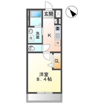 間取図 内房線/長浦駅 バス5分浜宿団地下車:停歩6分 2階 築1年