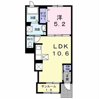間取図 内房線/姉ケ崎駅 バス9分青柳下車:停歩2分 1階 築1年