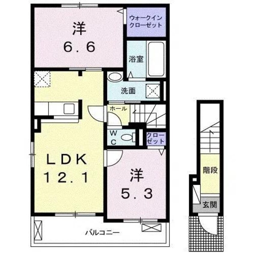 間取図 ラルージュ