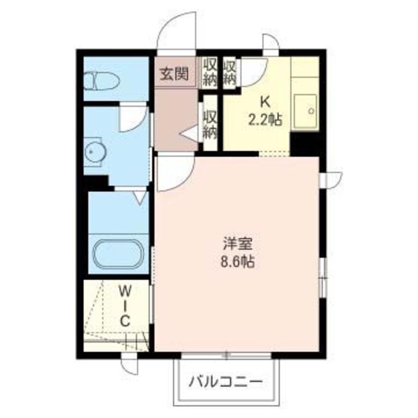 間取図 内房線/姉ケ崎駅 徒歩4分 2階 築19年