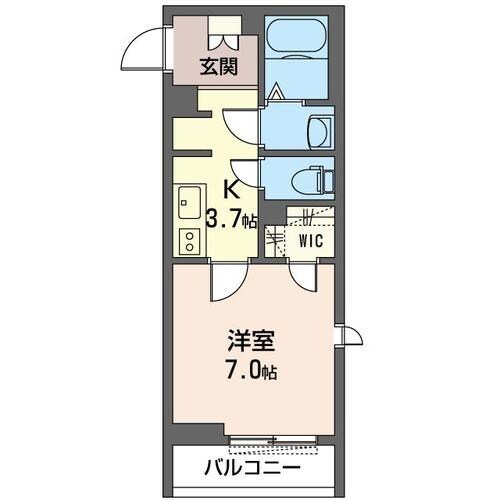 間取り図 内房線/姉ケ崎駅 徒歩4分 2階 築1年