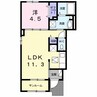 サンヴェール蔵波7 1LDKの間取り