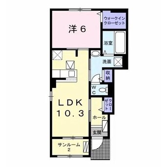 間取図 プリンセスM