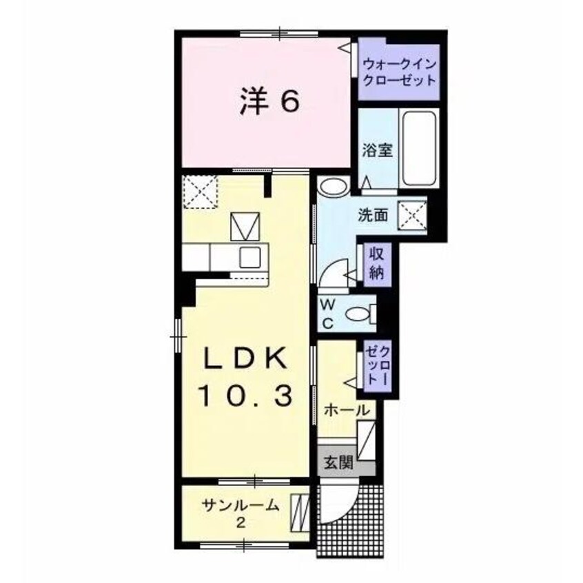間取図 プリンセスM