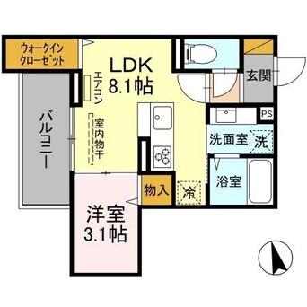 間取図 京成千葉線・千原線/ちはら台駅 徒歩2分 3階 築1年