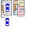 内房線/五井駅 車移動 1階 築浅 1LDKの間取り