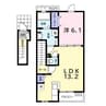 サンヴェール蔵波8 1LDKの間取り