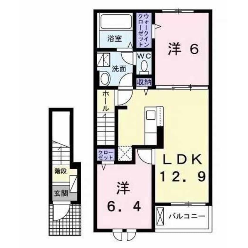 間取図 キャトルセゾンⅢ