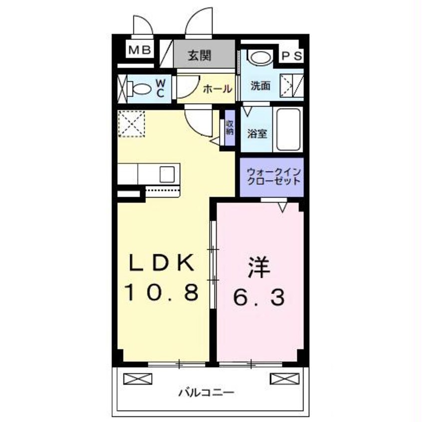 間取図 内房線/浜野駅 徒歩17分 1階 1年未満