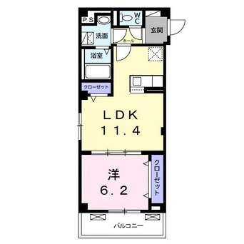 間取図 内房線/浜野駅 徒歩17分 2階 1年未満