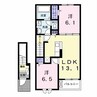 内房線/姉ケ崎駅 徒歩17分 2階 築浅 2LDKの間取り