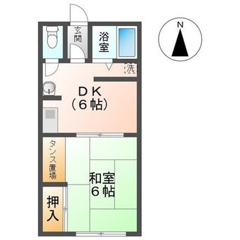 間取図 スカイハイツ（千葉市緑区）