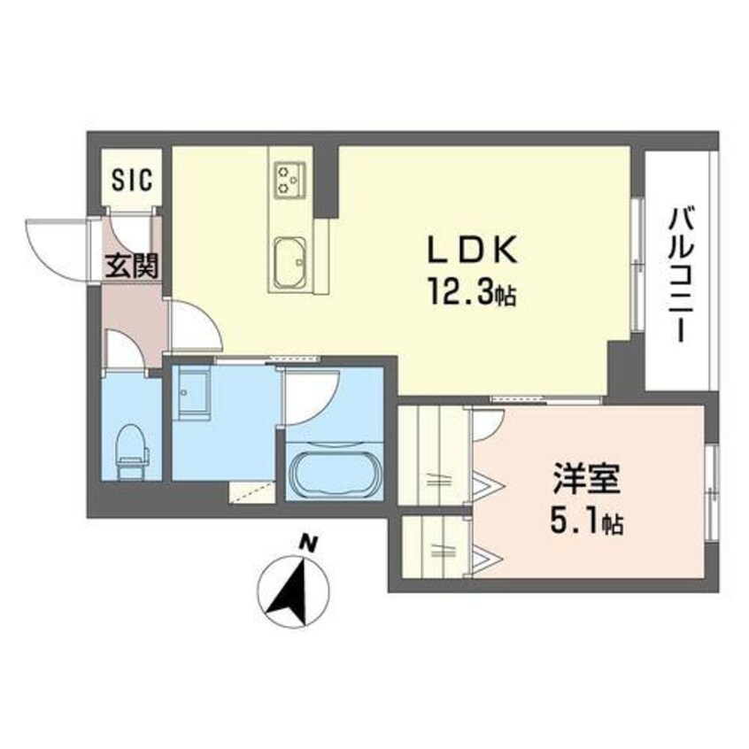 間取図 内房線/姉ケ崎駅 徒歩9分 3階 1年未満