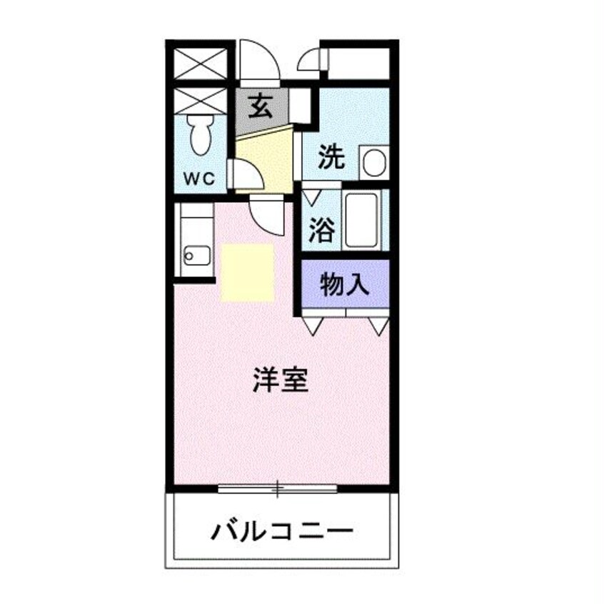 間取図 Ｌｉｂｅｒｔｙ　ｏｚａｗａⅡ