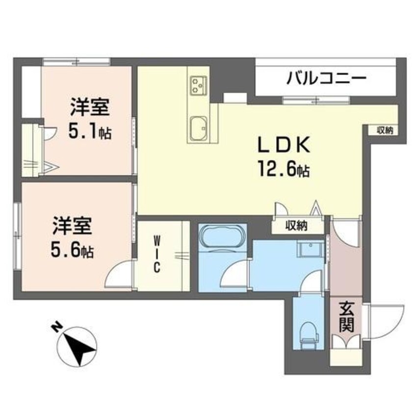 間取図 内房線/八幡宿駅 徒歩16分 3階 1年未満