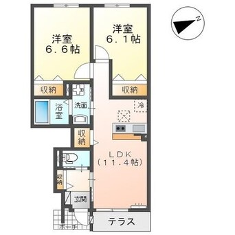 間取図 内房線/五井駅 徒歩26分 1階 1年未満