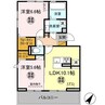 内房線/五井駅 徒歩15分 2階 1年未満 2LDKの間取り