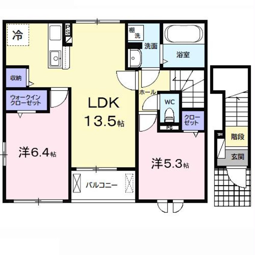 間取図 内房線/五井駅 バス6分出津下車:停歩8分 2階 建築中