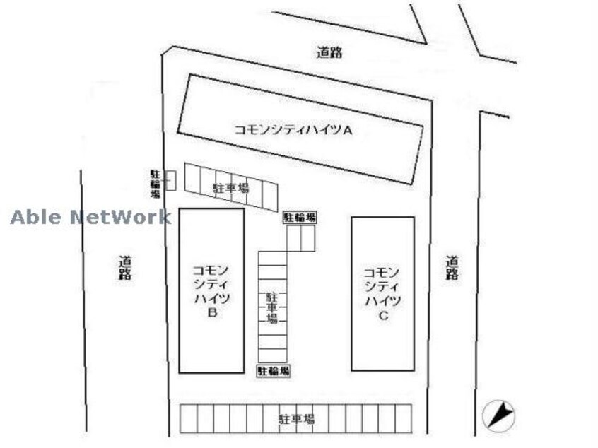  コモンシティハイツB