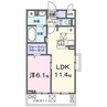 内房線/五井駅 バス:5分:停歩4分 3階 1年未満 1LDKの間取り