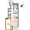 グランベル 1LDKの間取り