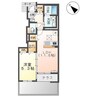 ヴィータセーヴェ 1LDKの間取り