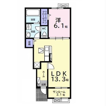 間取図 プランドールA（君塚）