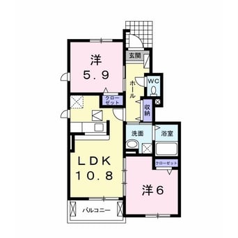 間取図 サニーヒルズＡ